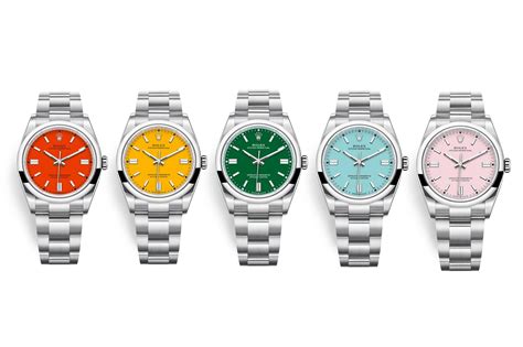 rolex pastel colors